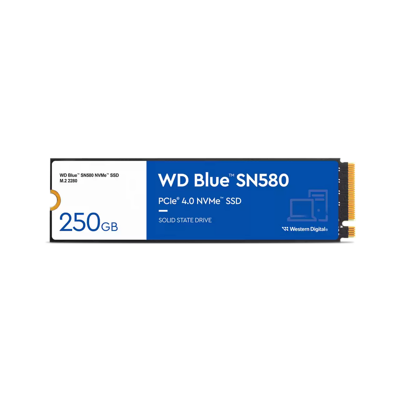 Product Image for WD SSD Blue SN580 250GB PCIe Gen4 NVMe