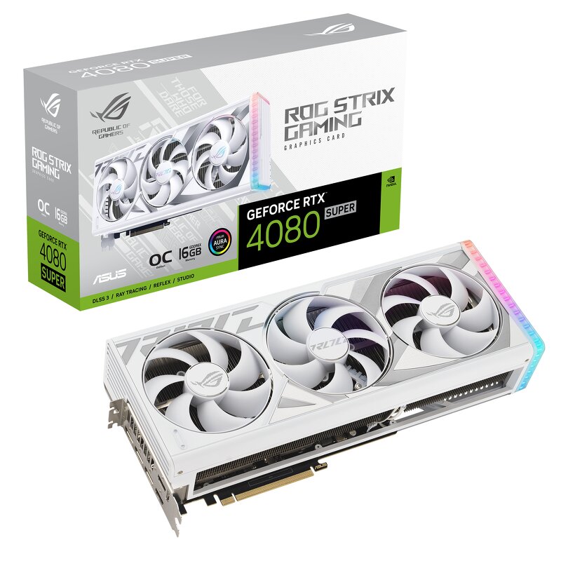 ASUS ROG Strix GeForce RTX 4080 SUPER 16GB OC – White