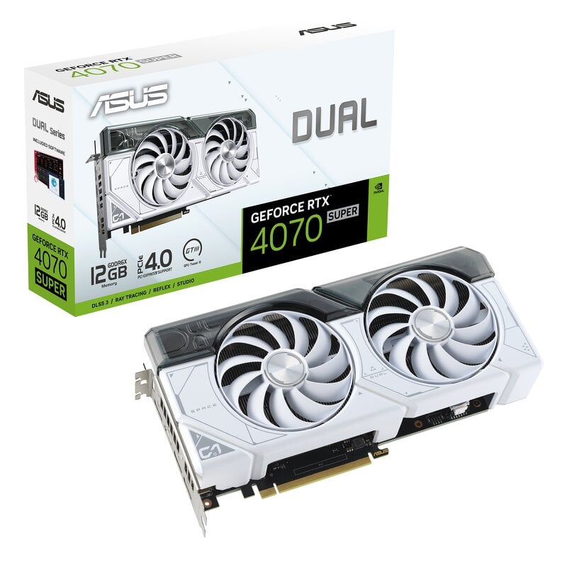 Läs mer om ASUS Dual GeForce RTX 4070 SUPER 12GB - White