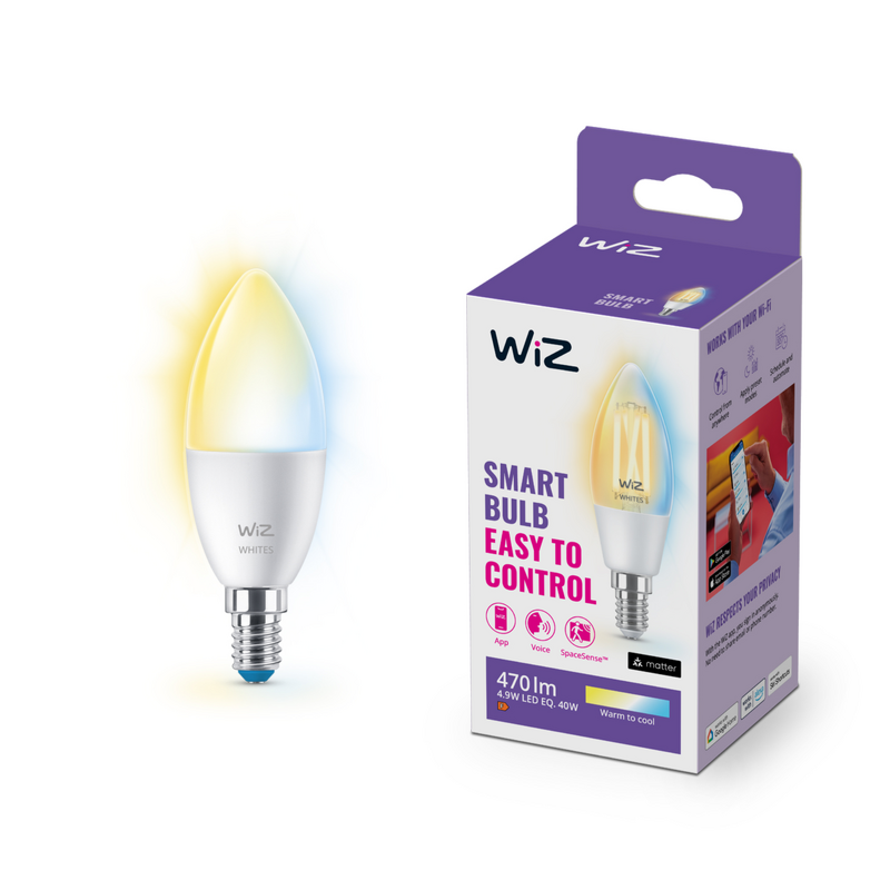 Product Image for WiZ Wi-Fi Warm white 40W E14