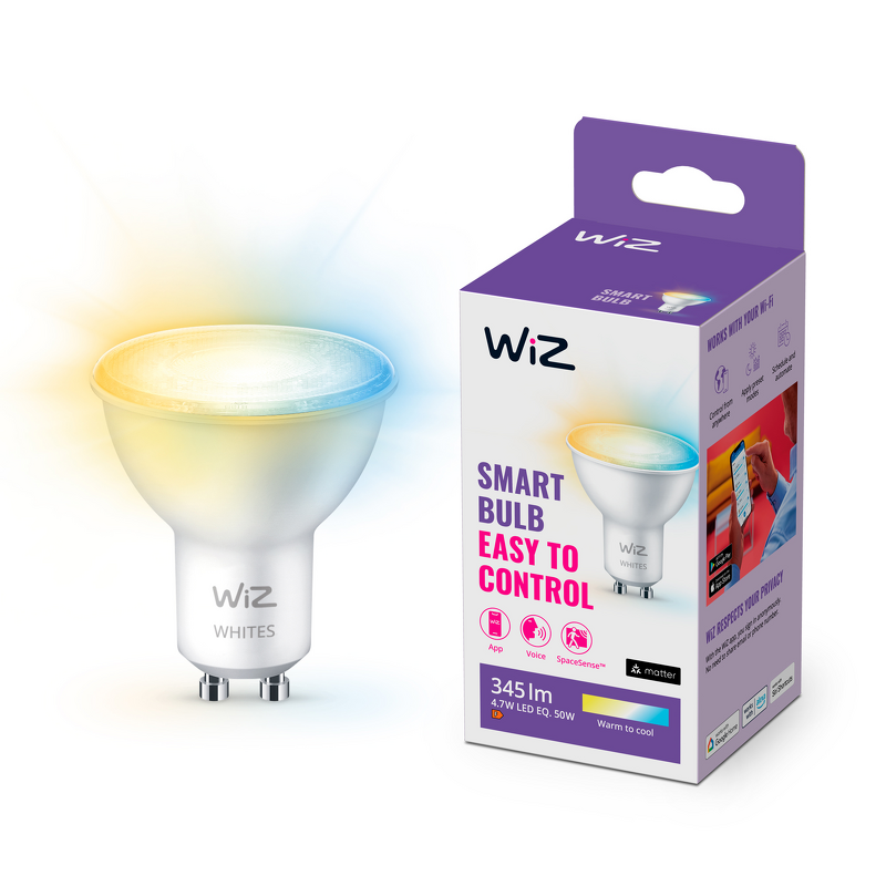 Product Image for WiZ Wi-Fi Warm white 50W GU10