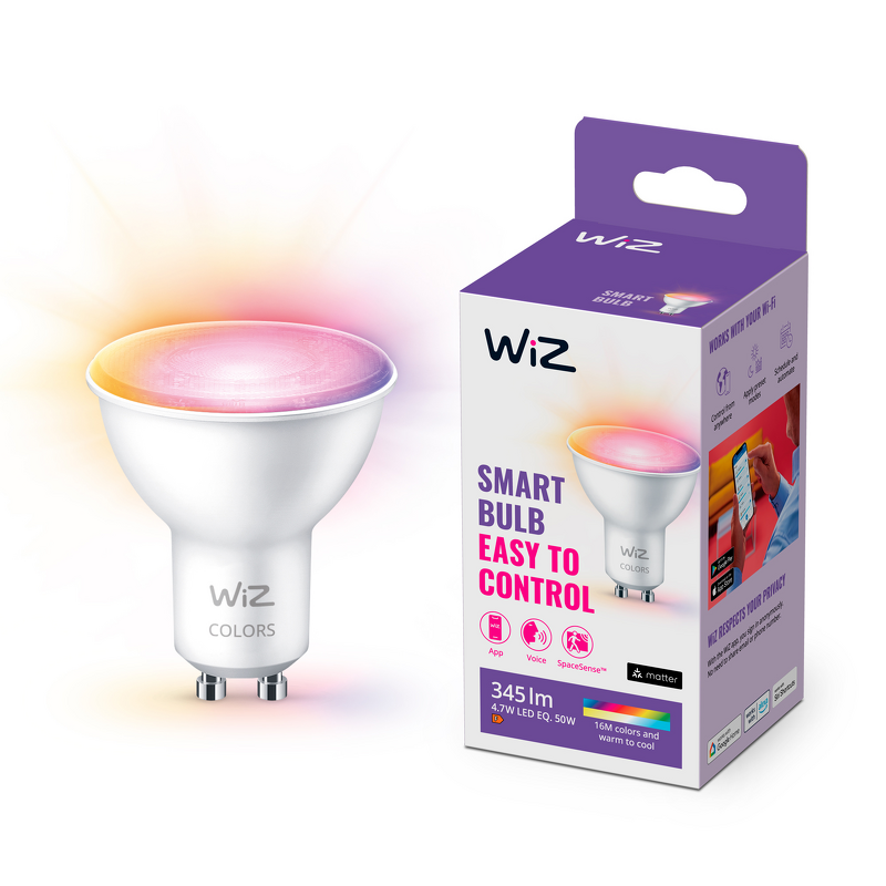 Product Image for WiZ Wi-Fi RGB 50W GU10