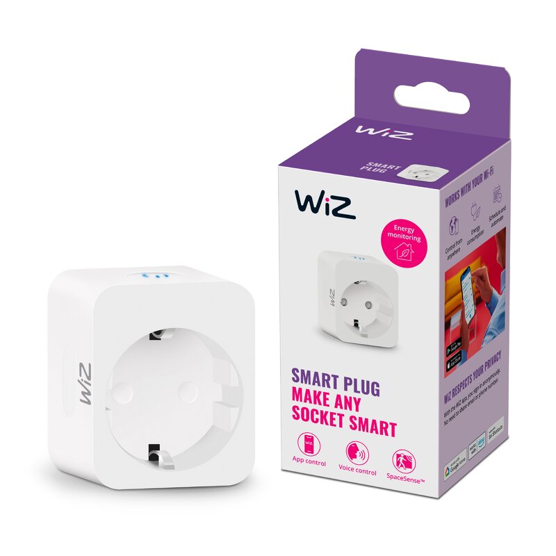 WiZ Smart Plug powermeter Type-F