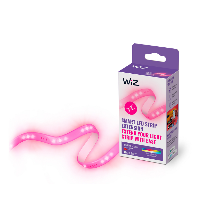 Product Image for WiZ Wi-Fi RGB LED Strip 1M Förlängning