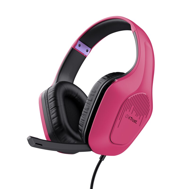 Läs mer om Trust GXT 415P Zirox Headset - Pink