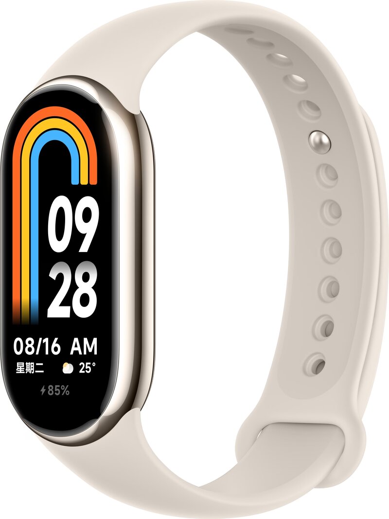 Läs mer om Xiaomi Smart Band 8 - Champagne Gold