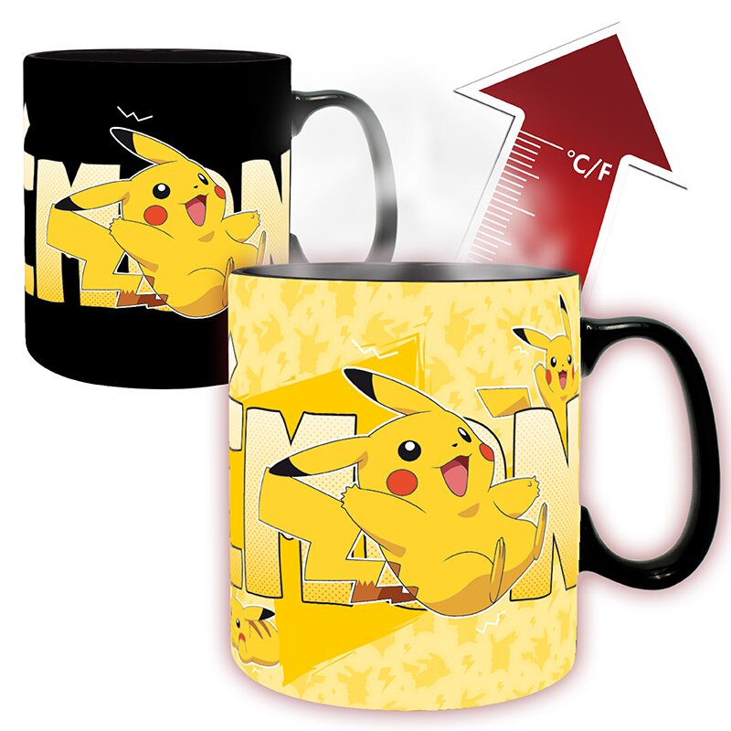 Läs mer om Pokémon Pikachu Heat Change Mug 460ml