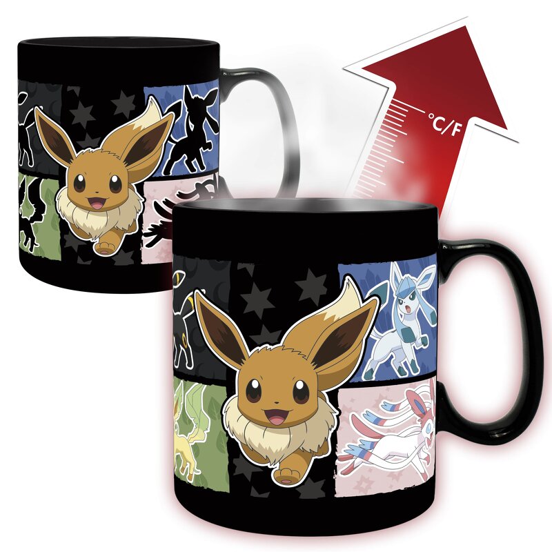 Abystyle Pokémon Eevee Heat Change Mug 460ml