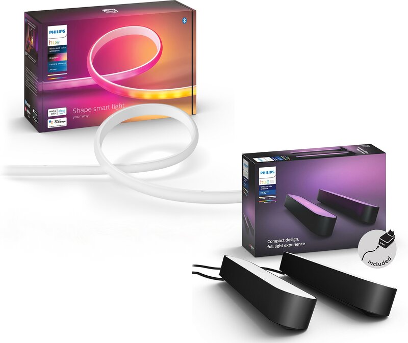 Philips Hue White and Color Ambience Gradient Lightstrip 2m + Color Ambiance Play