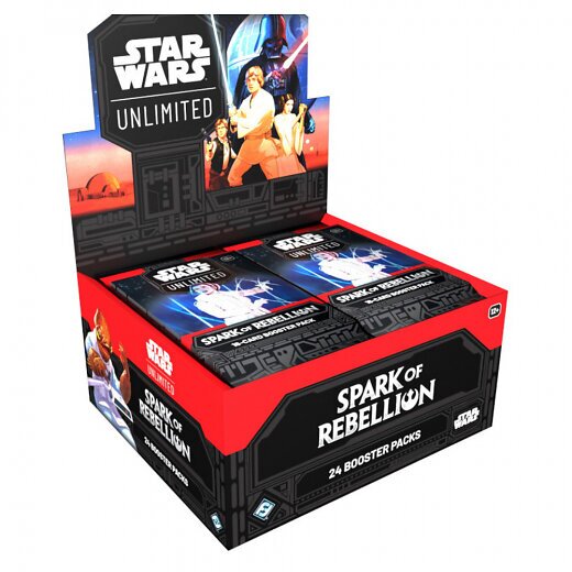 Läs mer om Star Wars Unlimited Spark of Rebellion Display (24 boosters)