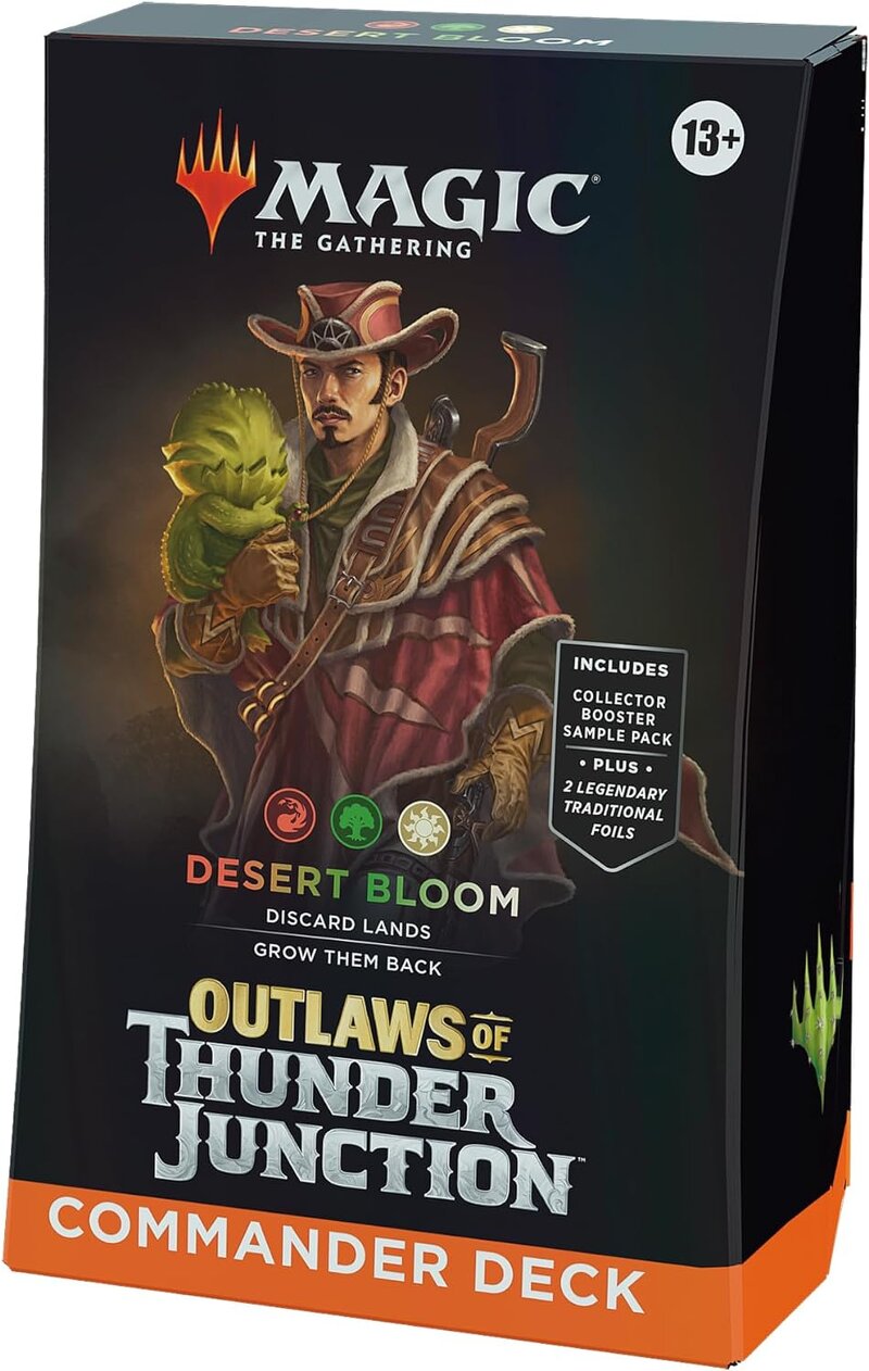 Magic the Gathering: Outlaws of Thunder Junction Commander Deck Desert Bloom