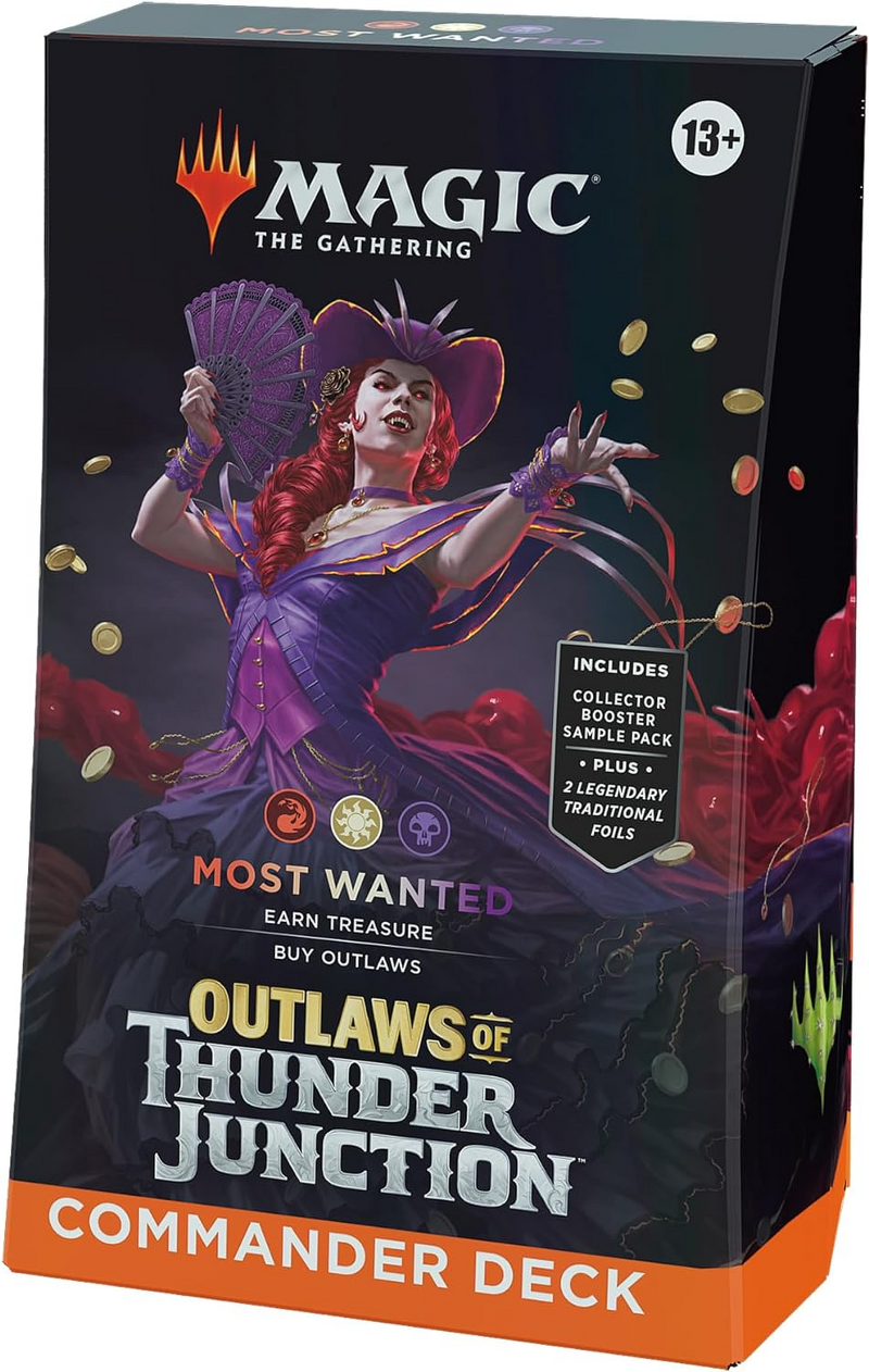 Product Image for Magic the Gathering: Outlaws of Thunder Junction Commander Deck Most Wanted