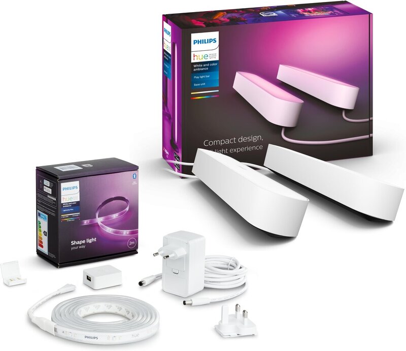 Läs mer om Philips Hue Lightstrip Plus V4 / Startpaket / 2m + Play 2-pack