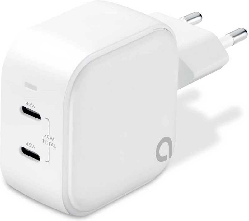 Product Image for Andersson WLC-G2300 - Strömadapter PD 45W 2xUSB-C - Vit