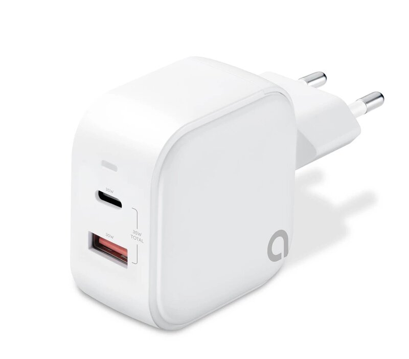 Andersson WLC-G2200 - Strömadapter PD 35W USB-A + USB-C - Vit