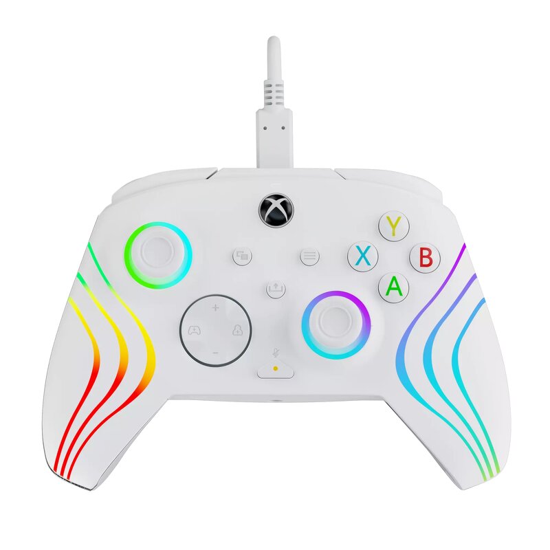 PDP Afterglow Wave Wired Controller - White (XBSX/XBO)
