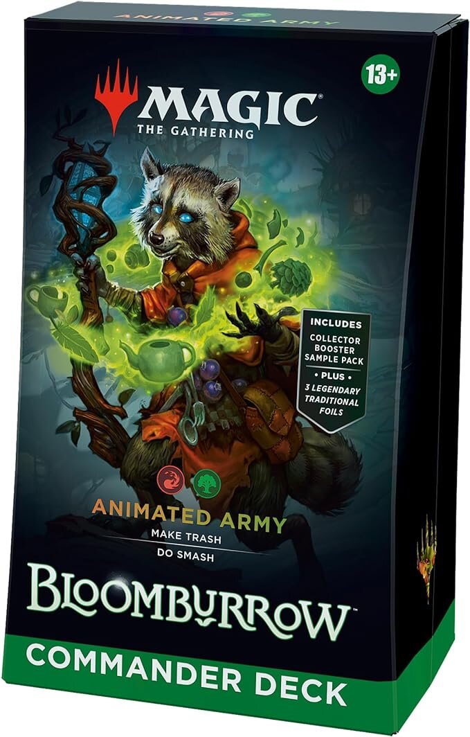 Läs mer om Magic the Gathering: Bloomburrow Commander Deck Animated Army
