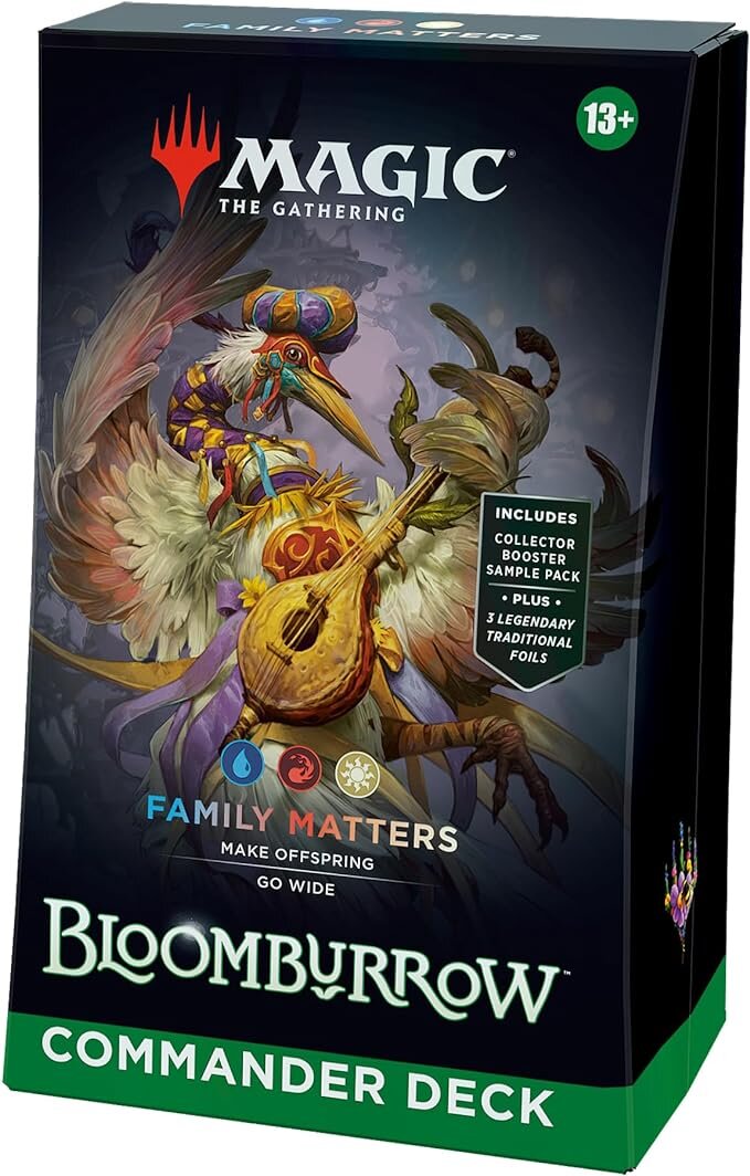 Läs mer om Magic the Gathering: Bloomburrow Commander Deck Family Matters