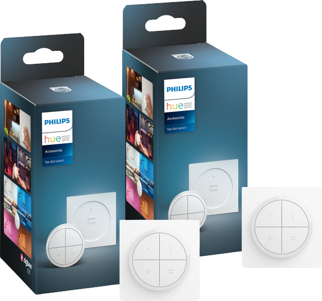 Product Image for Philips Hue Tap Dial Switch EU - White 2-pack