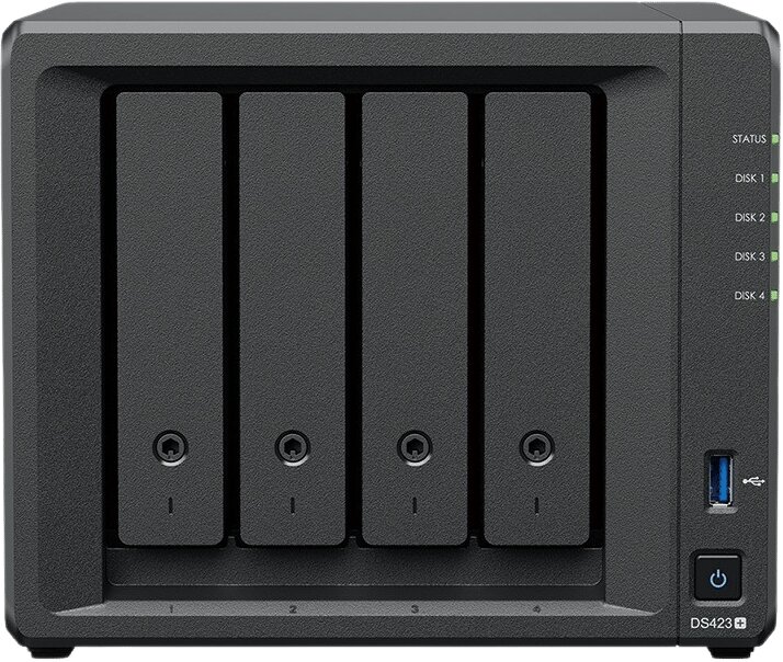 Synology DiskStation DS423+ – 4 fack / 2.0Ghz 4-Core / 2GB DDR4