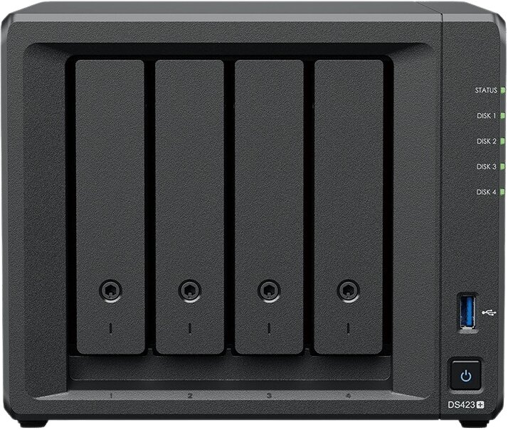 Läs mer om Synology DiskStation DS423+ - 4 fack / 2.0Ghz 4-Core / 2GB DDR4