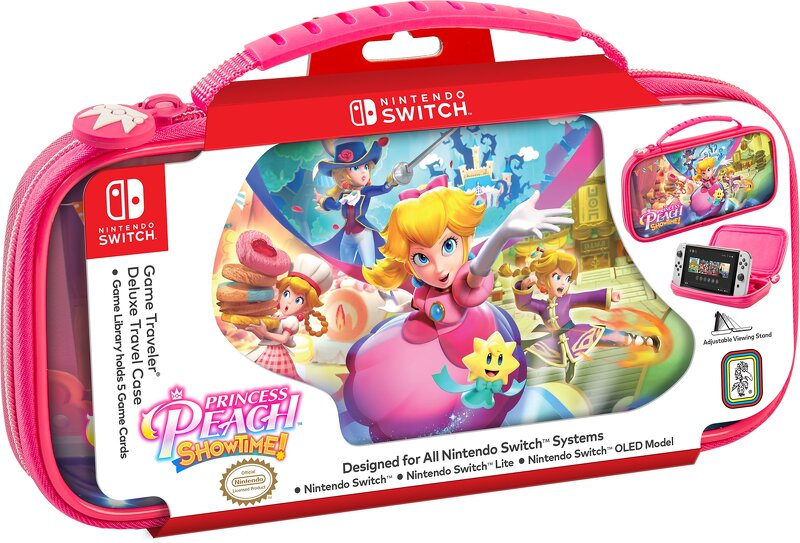 Nintendo Switch Deluxe Travel Case (Princess Peach Showtime)