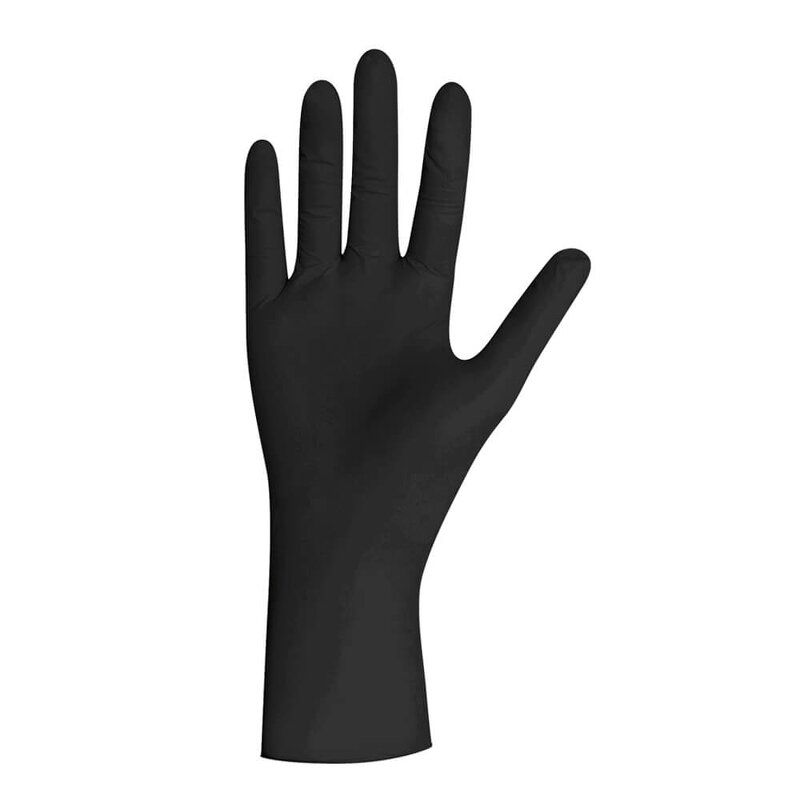 Läs mer om 3D-basics Nitril Gloves L Black 100pcs