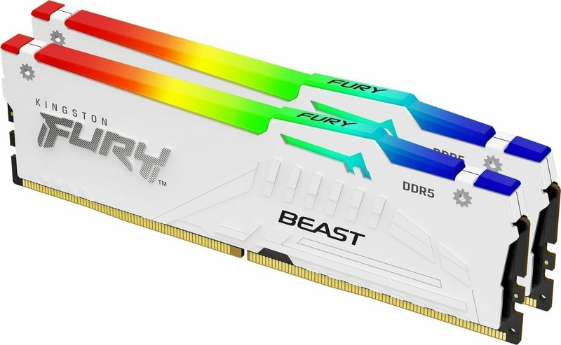 Product Image for Kingston Fury Beast RGB 64GB (2x32GB) / 6000MHz / DDR5 / CL40 / KF560C40BWAK2-64
