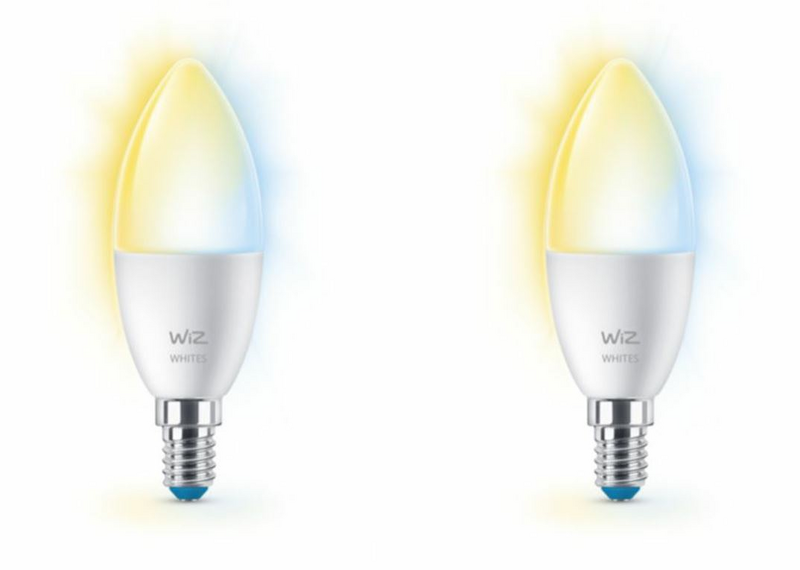 Product Image for WiZ Wi-Fi Warm white 40W E14 x2