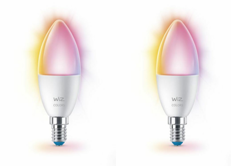 Product Image for WiZ Wi-Fi RGB 40W E14 x2