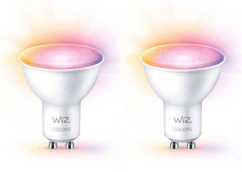 WiZ Wi-Fi RGB 50W GU10 x2