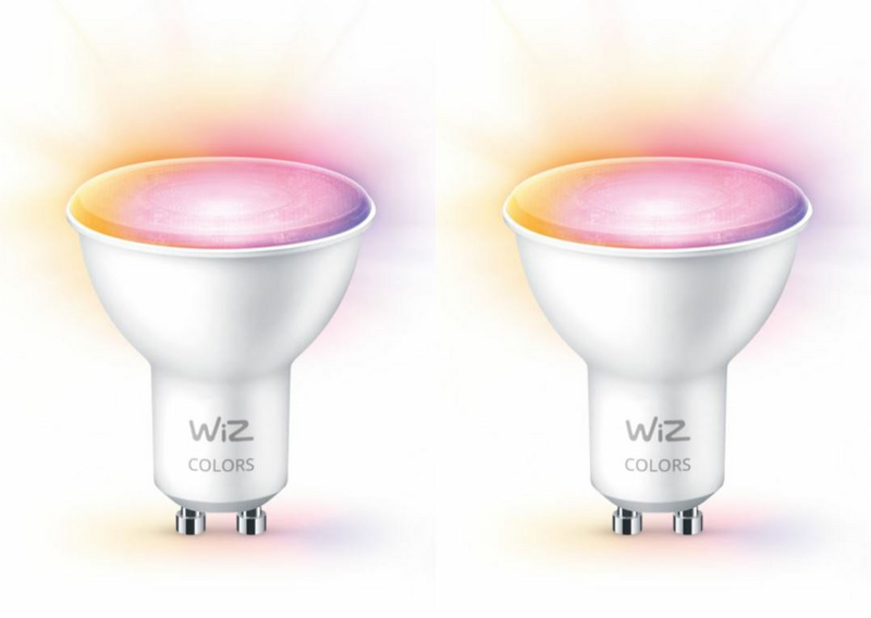 Product Image for WiZ Wi-Fi RGB 50W GU10 x2