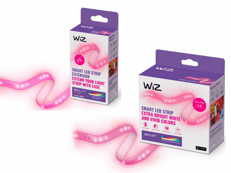 Product Image for WiZ Wi-Fi RGB LED Strip 2M Startkit + 1M Förlängning