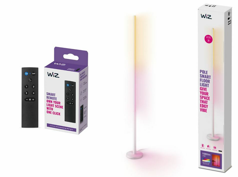 Product Image for WiZ Wi-Fi RGB Pole Floor Light + Remote Control