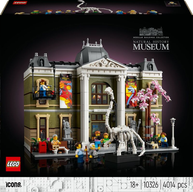 Läs mer om LEGO Icons Naturhistoriskt museum 10326