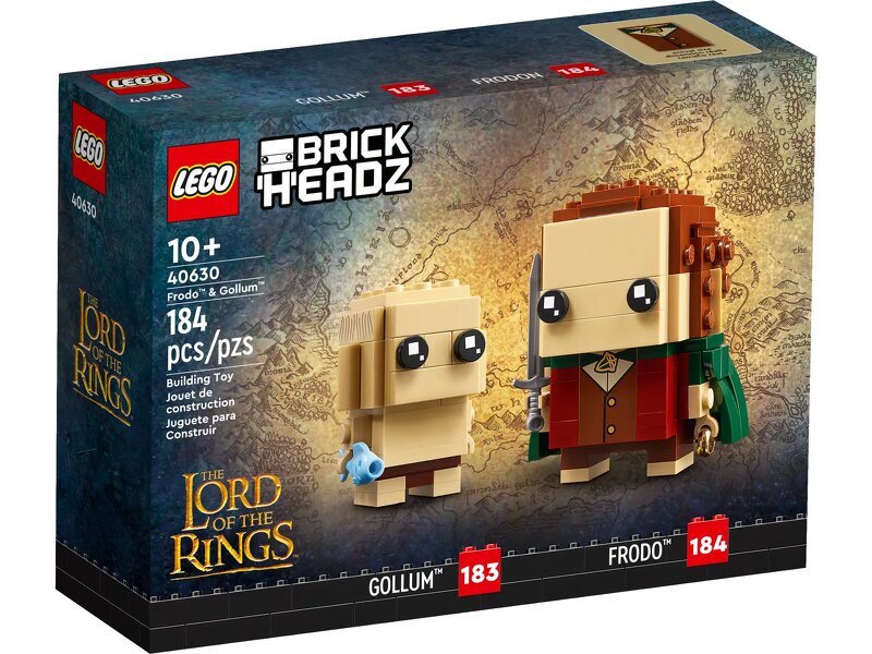 Läs mer om LEGO BrickHeadz Frodo & Gollum 40630