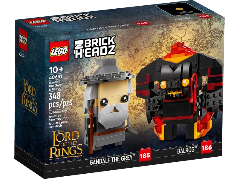 Läs mer om LEGO BrickHeadz Gandalf the Grey & Balrog 40631