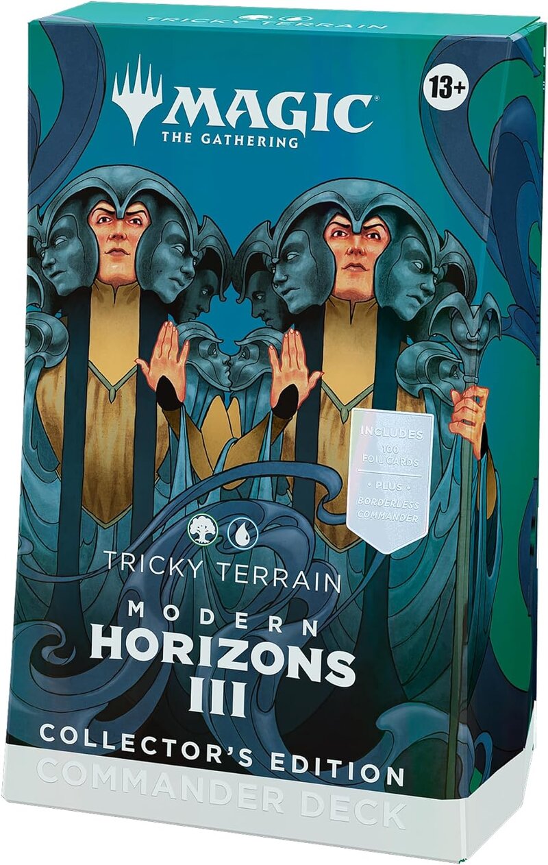 Läs mer om Magic the Gathering: Modern Horizons 3 Tricky Terrain Collector Commander Deck