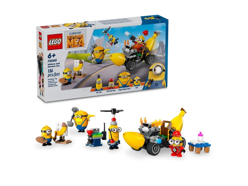 Läs mer om LEGO Minions Minioner och bananbil 75580