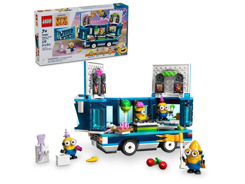 Läs mer om LEGO Minions Minionernas musikpartybuss 75581