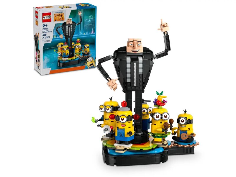 LEGO Minions Klossbyggd Gru med minioner 75582