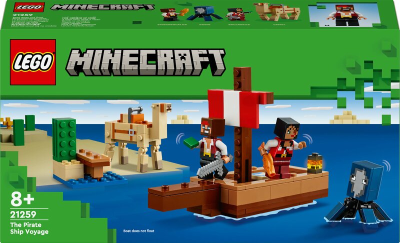 LEGO Minecraft Piratskeppsresan 21259