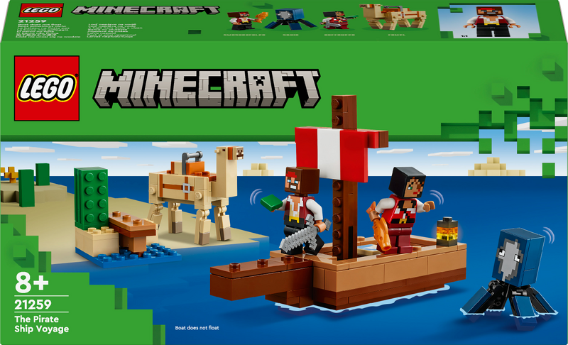 Product Image for LEGO Minecraft Piratskeppsresan 21259