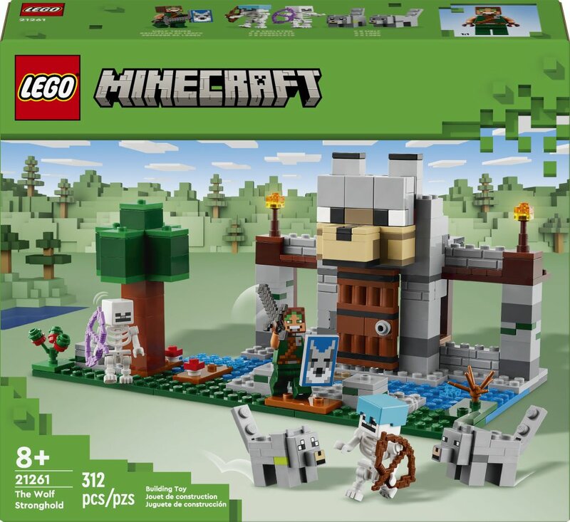 Läs mer om LEGO Minecraft Vargfästningen 21261