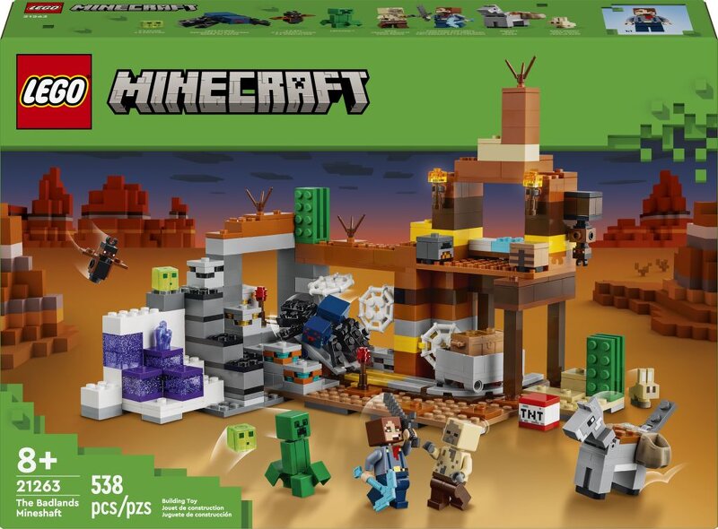 Läs mer om LEGO Minecraft Gruvschaktet i stenöknen 21263