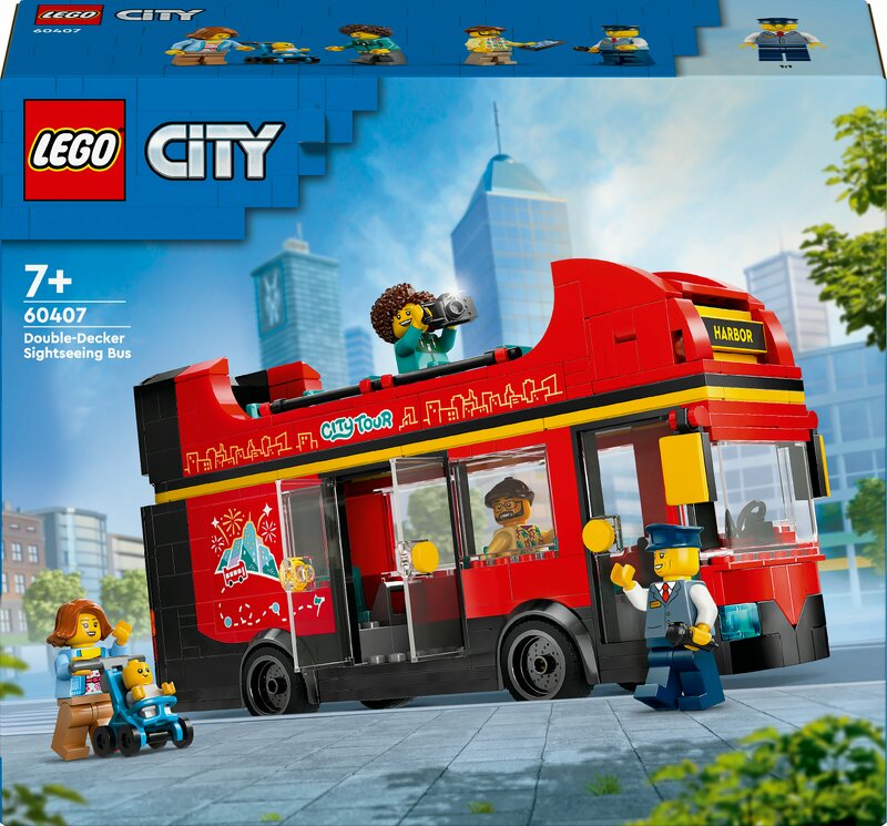 LEGO City Röd dubbeldäckare för sightseeing 60407