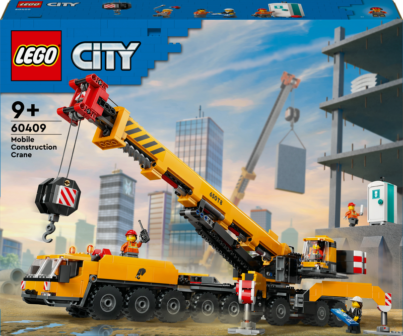 Product Image for LEGO City Gul mobil byggkran 60409