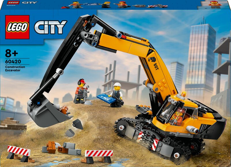 LEGO City Gul grävmaskin 60420