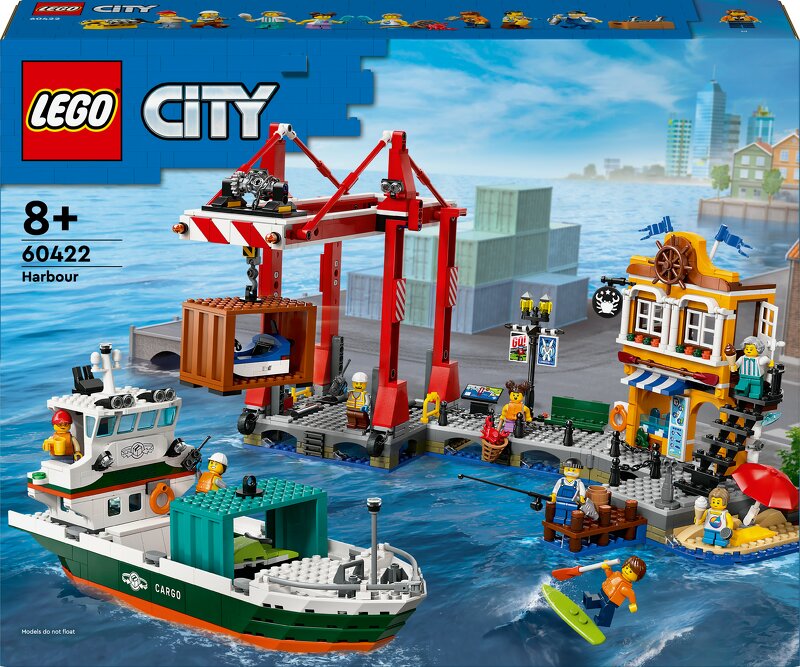 LEGO City Kusthamn med lastfartyg 60422