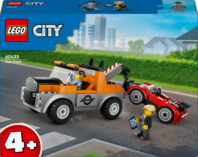 Product Image for LEGO City Bärgningsbil och sportbilsreparation 60435